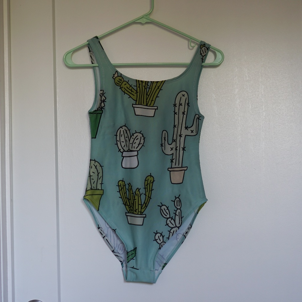 Seafoam cactus bodysuit (XS)